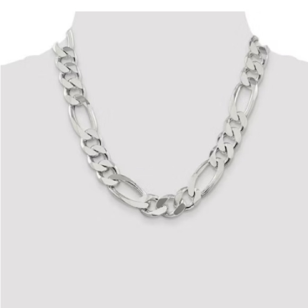 Solid 925 ss ITALY chain necklace